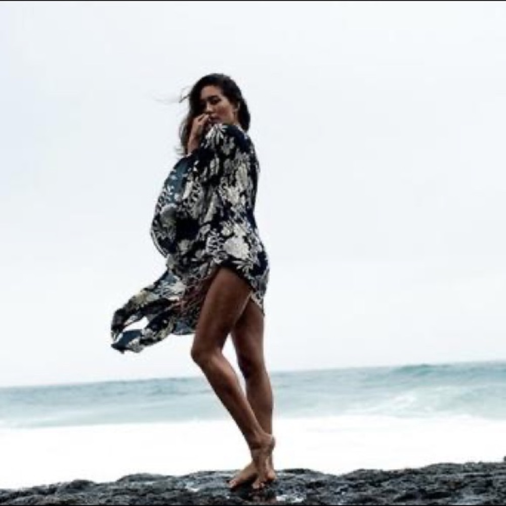 Amuse Society x Free People Cecelia Floral Cardi